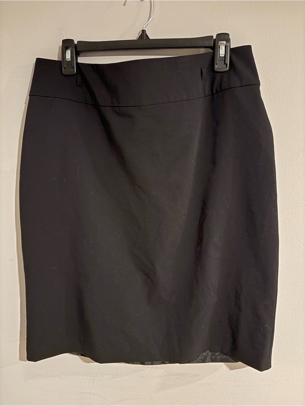 Liz Claiborne Career Black Pencil Skirt Women’s 12 Lined Stretch Workwear